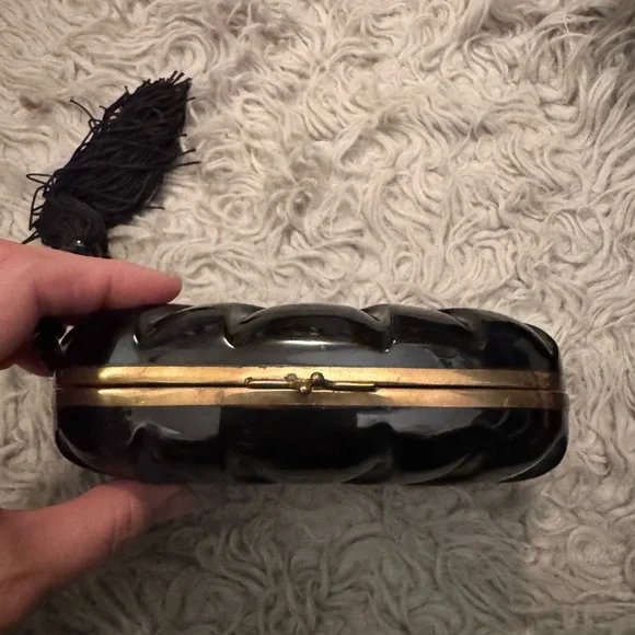 Rafael Sanchez Elegant Black Clutch Bag - Picture 4 of 5